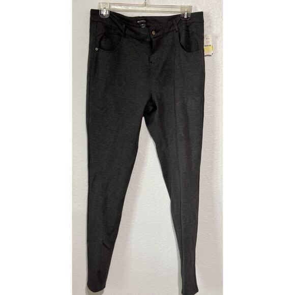 Sentimental New York Pants Dark Gray Stretch Comfort Size 1X - Picture 1 of 4